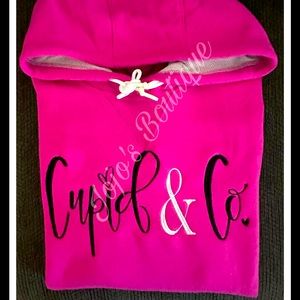 Embroidered Valentine Hoodie 1 available